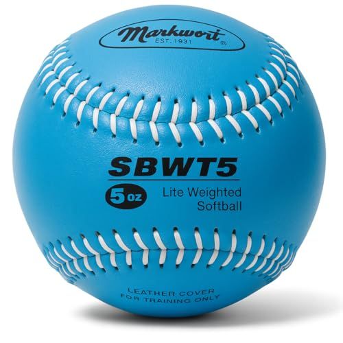 Markwort Weighted 12-Inch Softballs-Leather Cover