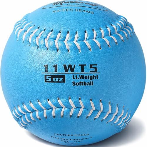 Markwort Color Coded Weighted 11-Inch Softball for Training and Practice